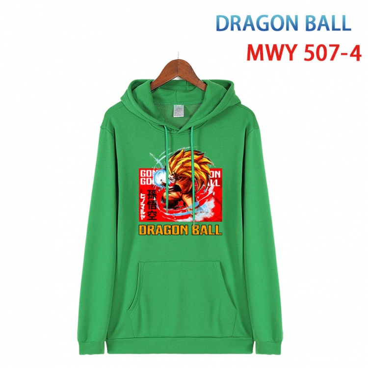  DRAGON BALL Cotton Hooded Patch Pocket Sweatshirt   from S to 4XL