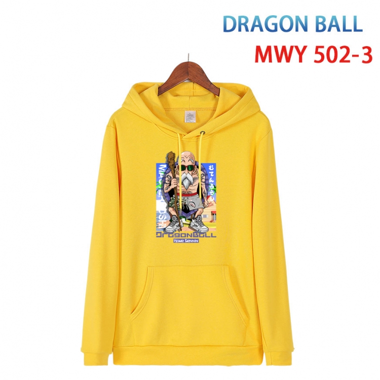DRAGON BALL Cotton Hooded Patch Pocket Sweatshirt   from S to 4XL MWY-502-3
