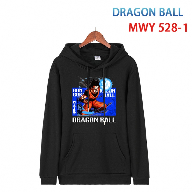 DRAGON BALL Cotton Hooded Patch Pocket Sweatshirt   from S to 4XL MWY-528-1