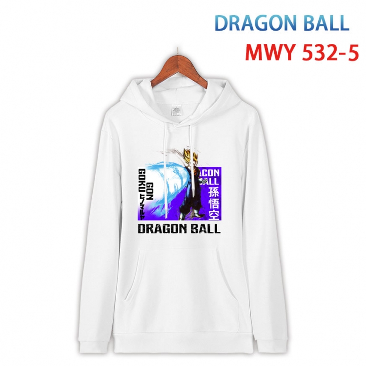 DRAGON BALL Cotton Hooded Patch Pocket Sweatshirt   from S to 4XL MWY-532-5