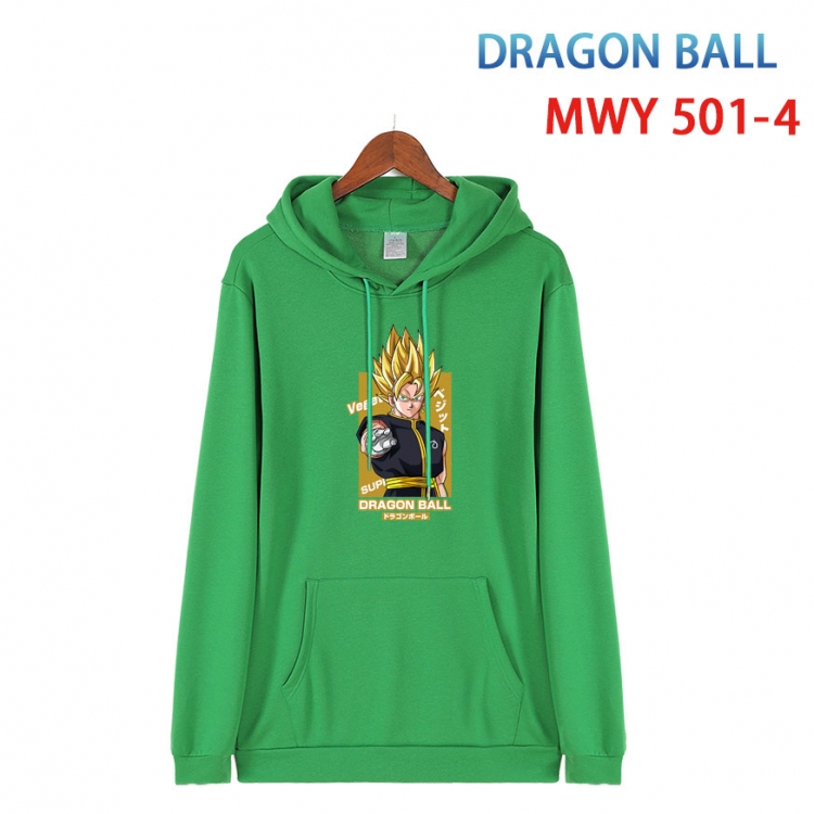 DRAGON BALL Cotton Hooded Patch Pocket Sweatshirt   from S to 4XL MWY-501-4