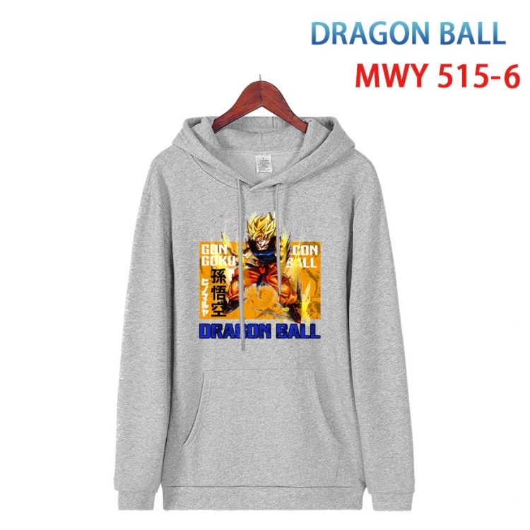 DRAGON BALL Cotton Hooded Patch Pocket Sweatshirt   from S to 4XL  MWY-515-6