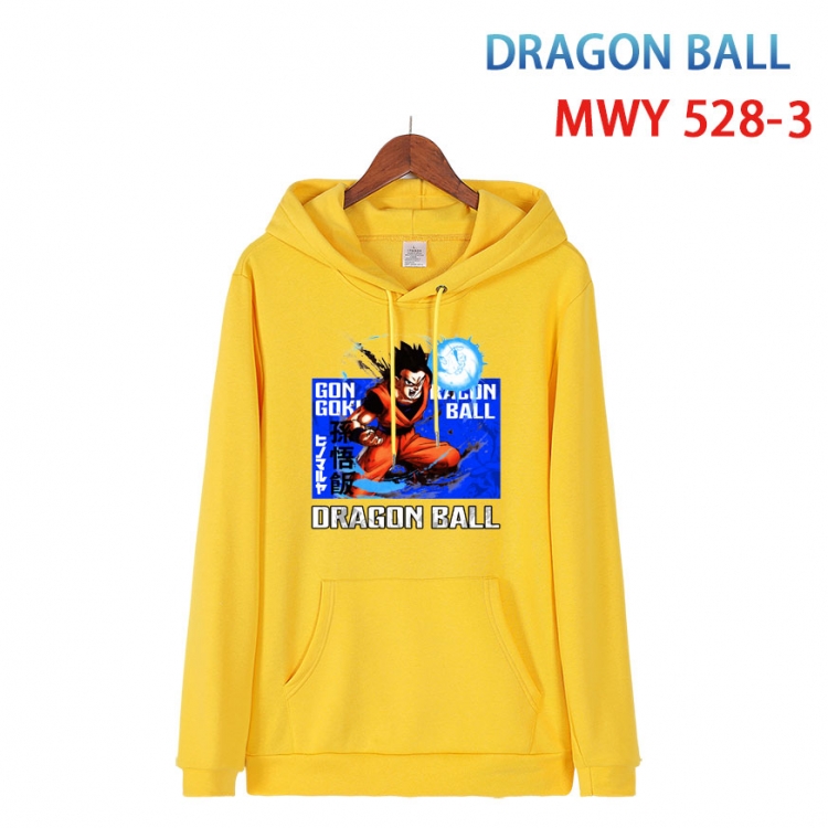 DRAGON BALL Cotton Hooded Patch Pocket Sweatshirt   from S to 4XL MWY-528-3