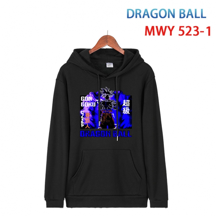 DRAGON BALL Cotton Hooded Patch Pocket Sweatshirt   from S to 4XL MWY-523-1