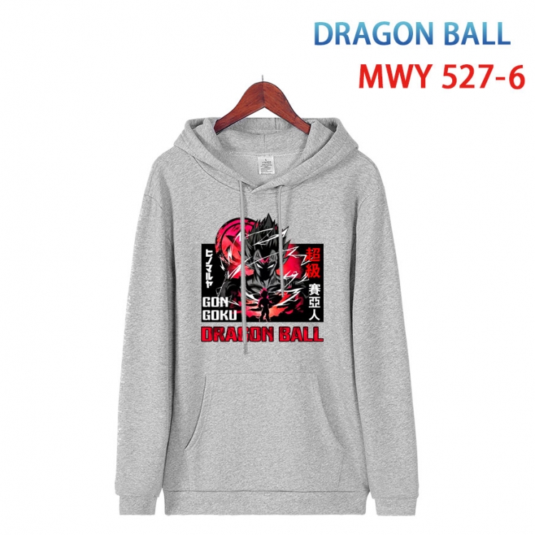 DRAGON BALL Cotton Hooded Patch Pocket Sweatshirt   from S to 4XL MWY-527-6