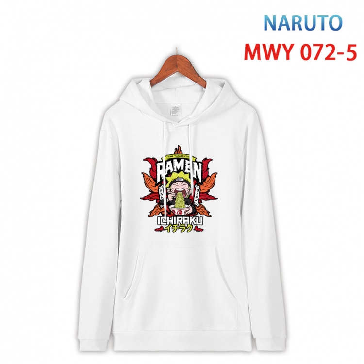 Naruto Cotton Hooded Patch Pocket Sweatshirt from S to 4XL    MWY 072 5