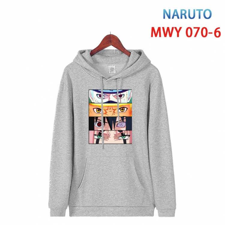 Naruto Cotton Hooded Patch Pocket Sweatshirt from S to 4XL   MWY 070 6