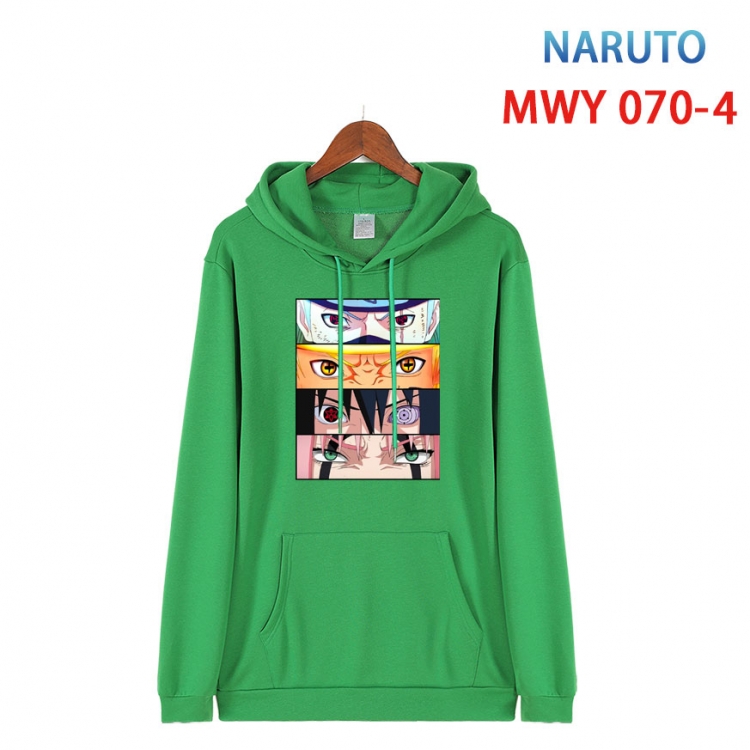 Naruto Cotton Hooded Patch Pocket Sweatshirt from S to 4XL  MWY 070 4