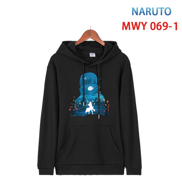 Naruto Cotton Hooded Patch Pocket Sweatshirt from S to 4XL  MWY 069 1