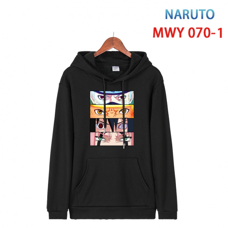 Naruto Cotton Hooded Patch Pocket Sweatshirt from S to 4XL   MWY 070 1