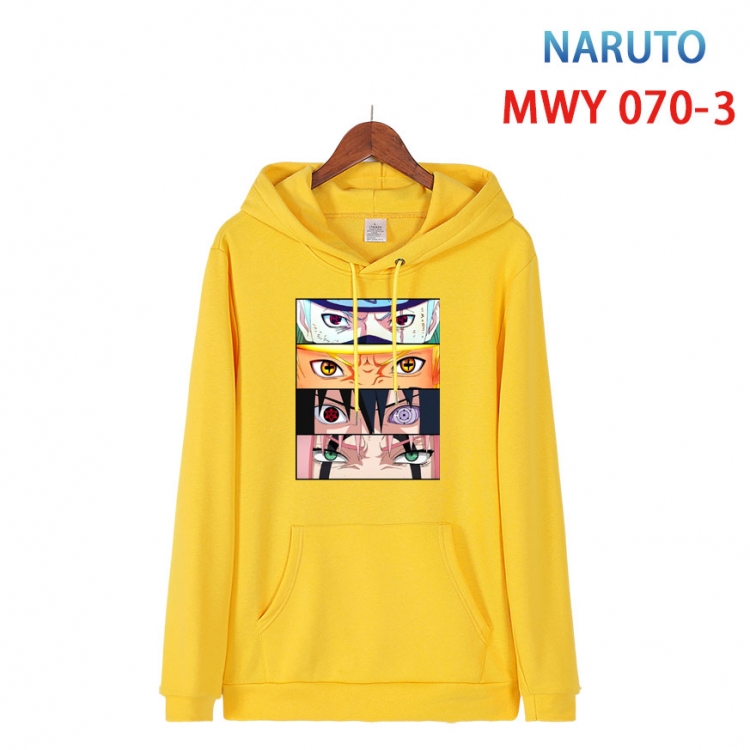 Naruto Cotton Hooded Patch Pocket Sweatshirt from S to 4XL   MWY 070 3