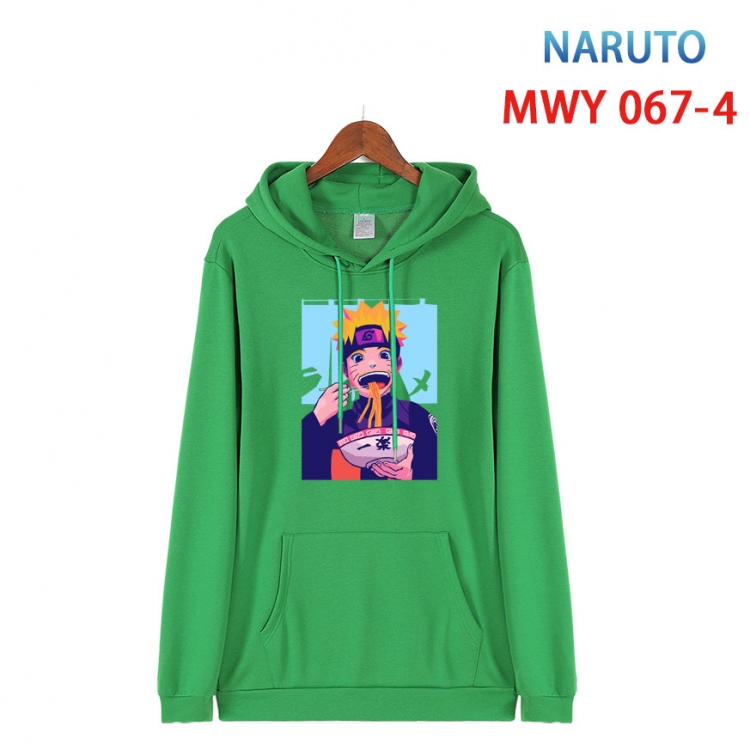 Naruto Cotton Hooded Patch Pocket Sweatshirt from S to 4XL   MWY 067 4