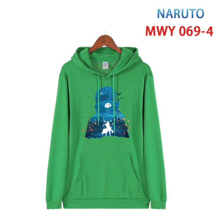 Naruto Cotton Hooded Patch Pocket Sweatshirt from S to 4XL   MWY 069 4
