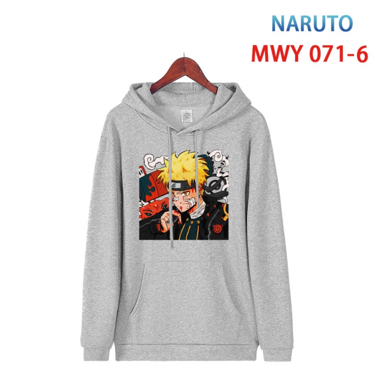 Naruto Cotton Hooded Patch Pocket Sweatshirt from S to 4XL  MWY 071 6