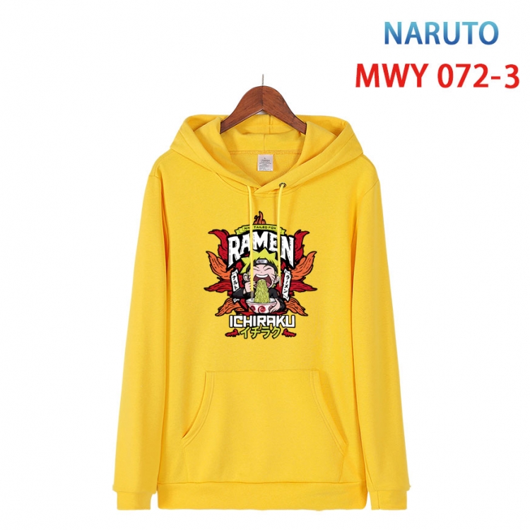 Naruto Cotton Hooded Patch Pocket Sweatshirt from S to 4XL MWY 072 3