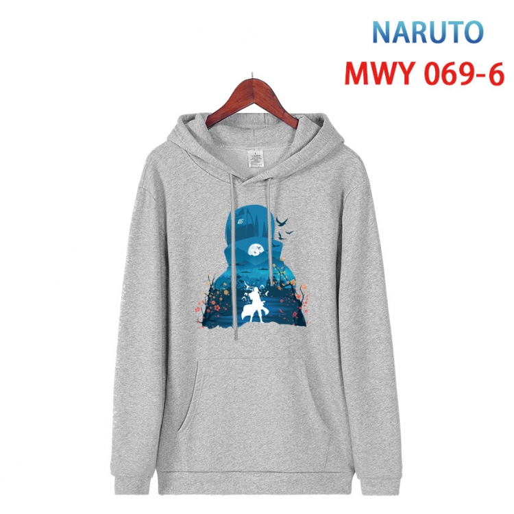 Naruto Cotton Hooded Patch Pocket Sweatshirt from S to 4XL   MWY 069 6