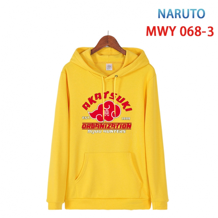 Naruto Cotton Hooded Patch Pocket Sweatshirt from S to 4XL   MWY 068 3