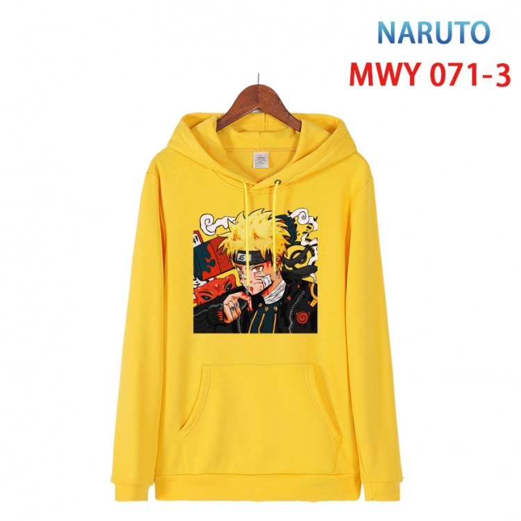 Naruto Cotton Hooded Patch Pocket Sweatshirt from S to 4XL MWY 071 3