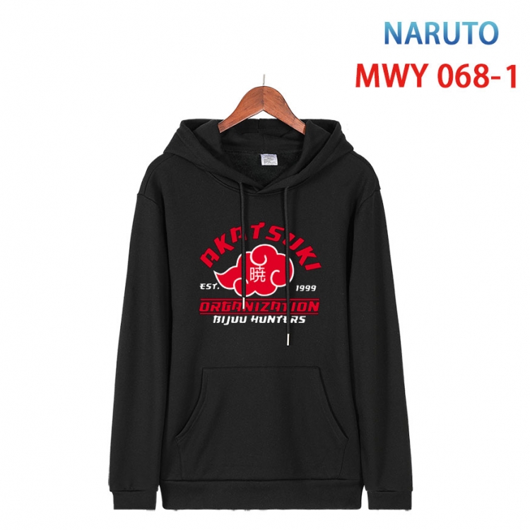 Naruto Cotton Hooded Patch Pocket Sweatshirt from S to 4XL   MWY 068 1