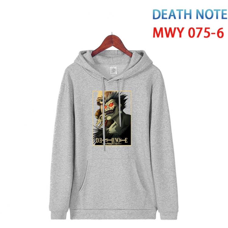 Death note Cotton Hooded Patch Pocket Sweatshirt from S to 4XL   MWY 075 6