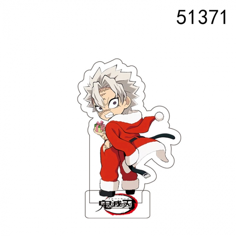 Demon Slayer Kimets Anime character acrylic Standing Plates  Keychain 10CM 51371