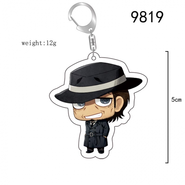Shingeki no Kyojin Anime acrylic Key Chain  price for 5 pcs 9819