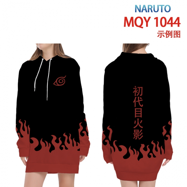 Naruto Full color printed hooded long sweater from XS to 4XL MQY-1044