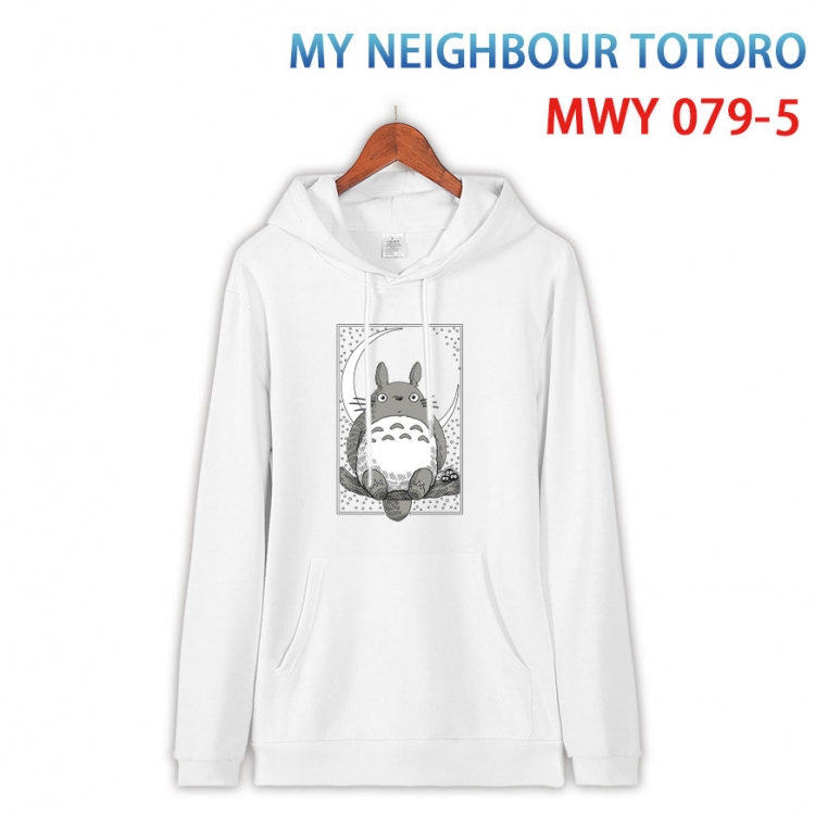 TOTORO Cotton Hooded Patch Pocket Sweatshirt from S to 4XL  MWY 079 5