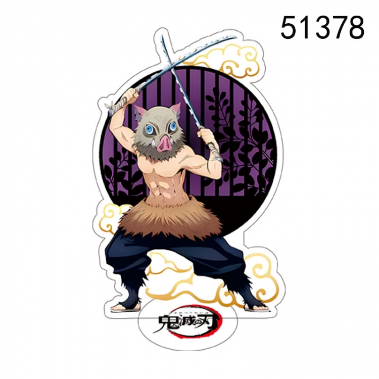 Demon Slayer Kimets Anime characters acrylic Standing Plates Keychain 15cm 51378