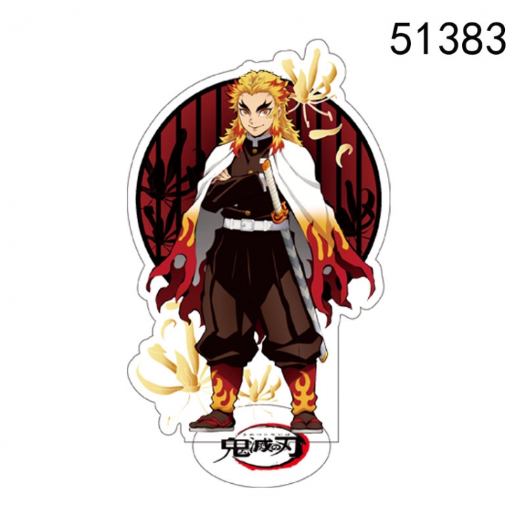 Demon Slayer Kimets Anime characters acrylic Standing Plates Keychain 15cm  51383