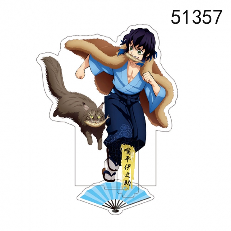 Demon Slayer Kimets Anime characters acrylic Standing Plates Keychain 15cm  51357