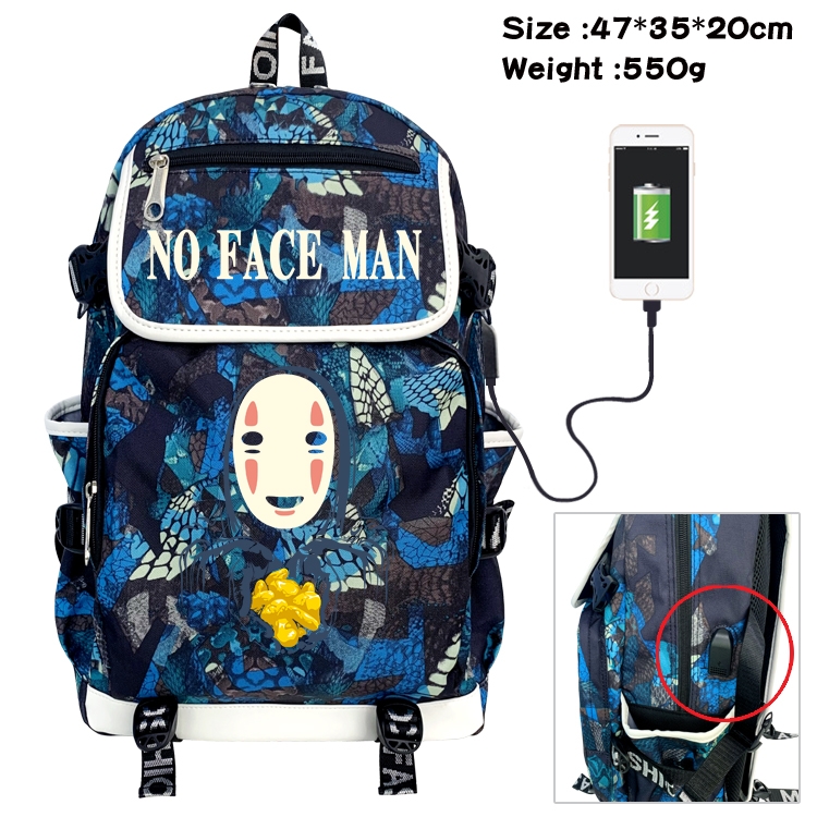 TOTORO Camouflage Waterproof Canvas Flip Backpack Student School Bag 47X35X20CM