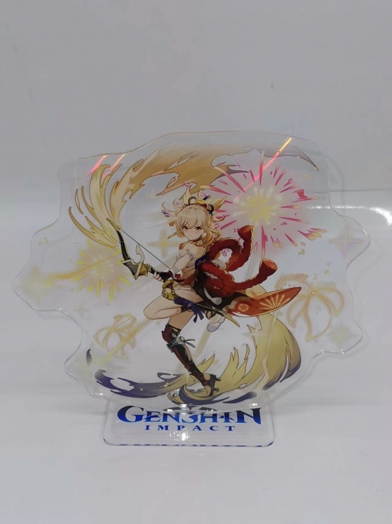 Genshin Impact   Anime  Acrylic  keychain Standing Plates 605