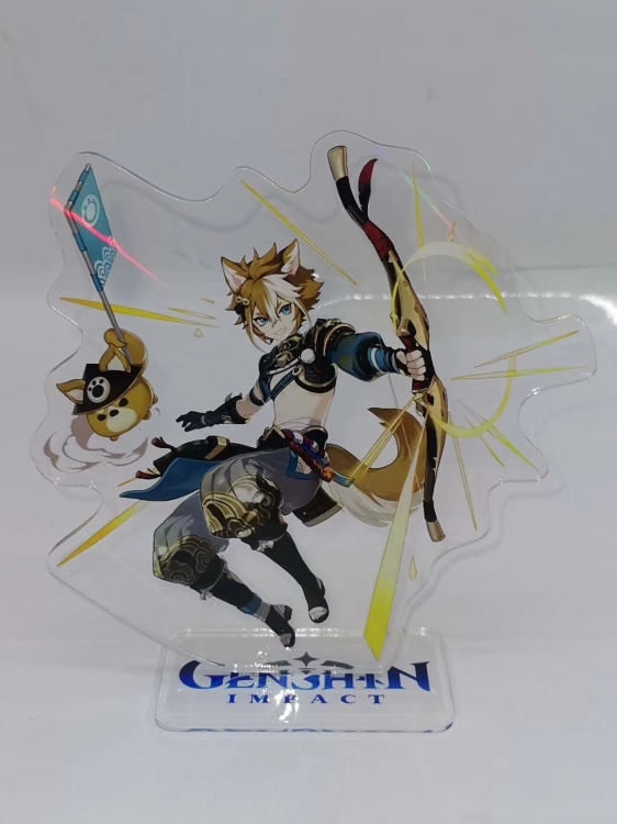 Genshin Impact   Anime  Acrylic  keychain Standing Plates  611