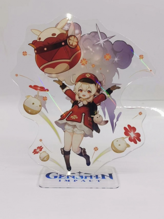 Genshin Impact   Anime  Acrylic  keychain Standing Plates 517