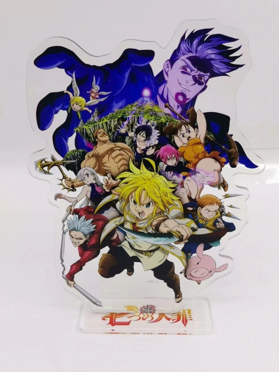 The Seven Deadly Sins  Anime  Acrylic  keychain Standing Plates 602
