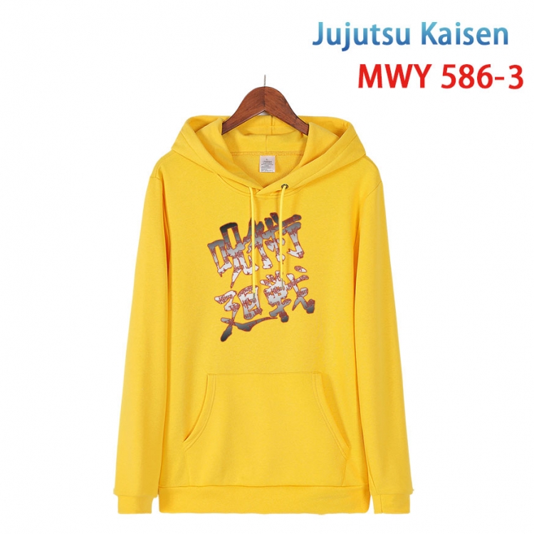 Jujutsu Kaisen Cotton Hooded Patch Pocket Sweatshirt from S to 4XL  MWY-586-3