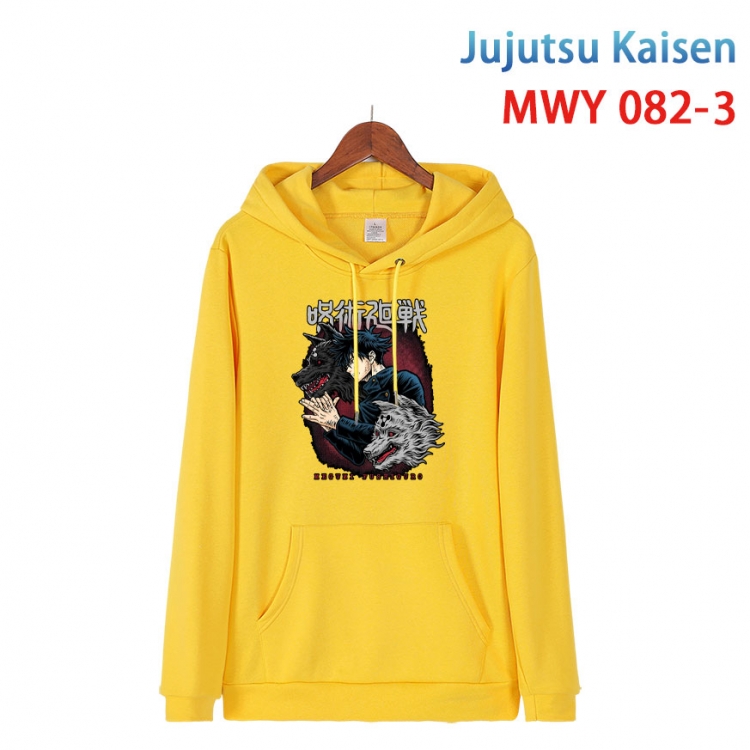 Jujutsu Kaisen Cotton Hooded Patch Pocket Sweatshirt from S to 4XL  MWY 082 3