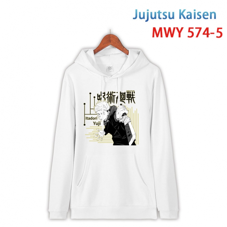 Jujutsu Kaisen Cotton Hooded Patch Pocket Sweatshirt from S to 4XL  MWY-574-5