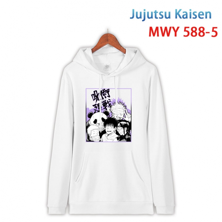 Jujutsu Kaisen Cotton Hooded Patch Pocket Sweatshirt from S to 4XL MWY-588-5