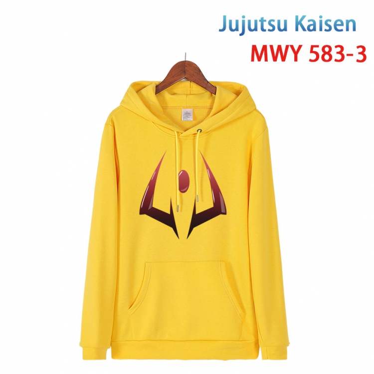 Jujutsu Kaisen Cotton Hooded Patch Pocket Sweatshirt from S to 4XL  MWY-583-3