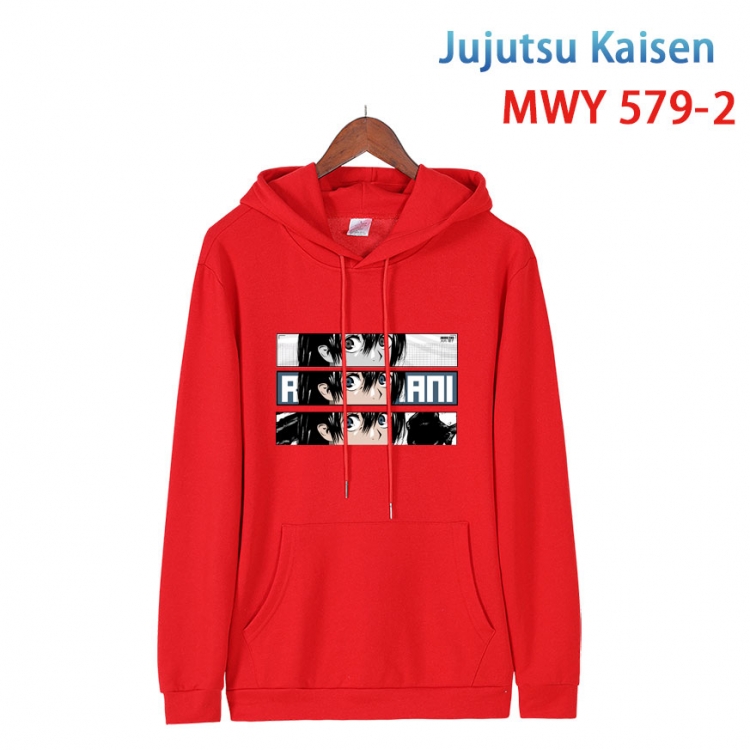 Jujutsu Kaisen Cotton Hooded Patch Pocket Sweatshirt from S to 4XL  MWY-579-2