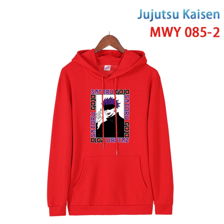 Jujutsu Kaisen Cotton Hooded Patch Pocket Sweatshirt from S to 4XL  MWY 085 2