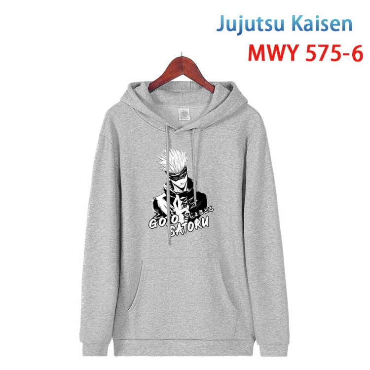 Jujutsu Kaisen Cotton Hooded Patch Pocket Sweatshirt from S to 4XL  MWY-575-6