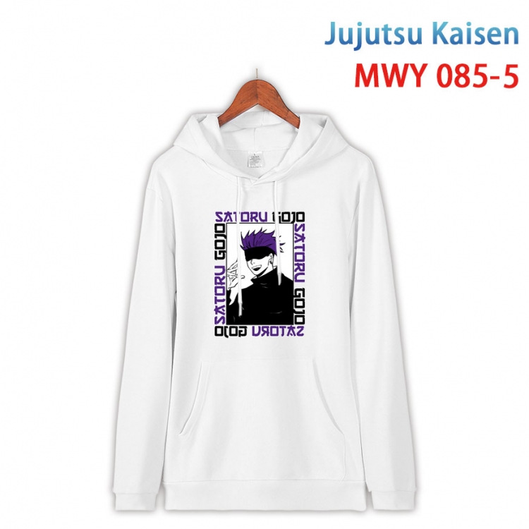 Jujutsu Kaisen Cotton Hooded Patch Pocket Sweatshirt from S to 4XL MWY 085 5