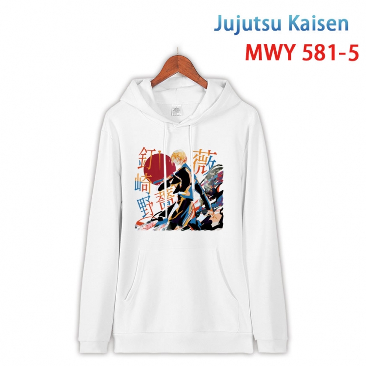 Jujutsu Kaisen Cotton Hooded Patch Pocket Sweatshirt from S to 4XL  MWY-581-5