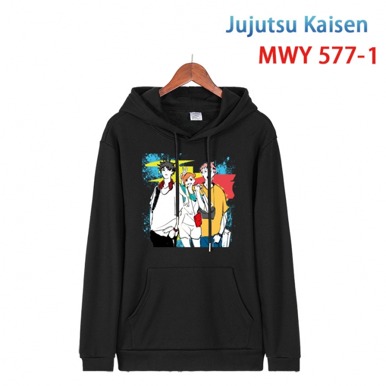 Jujutsu Kaisen Cotton Hooded Patch Pocket Sweatshirt from S to 4XL  MWY-577-1