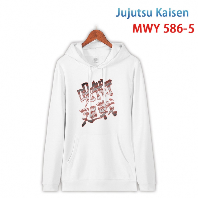 Jujutsu Kaisen Cotton Hooded Patch Pocket Sweatshirt from S to 4XL  MWY-586-5