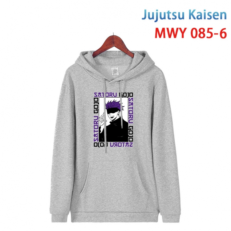 Jujutsu Kaisen Cotton Hooded Patch Pocket Sweatshirt from S to 4XL  MWY 085 6