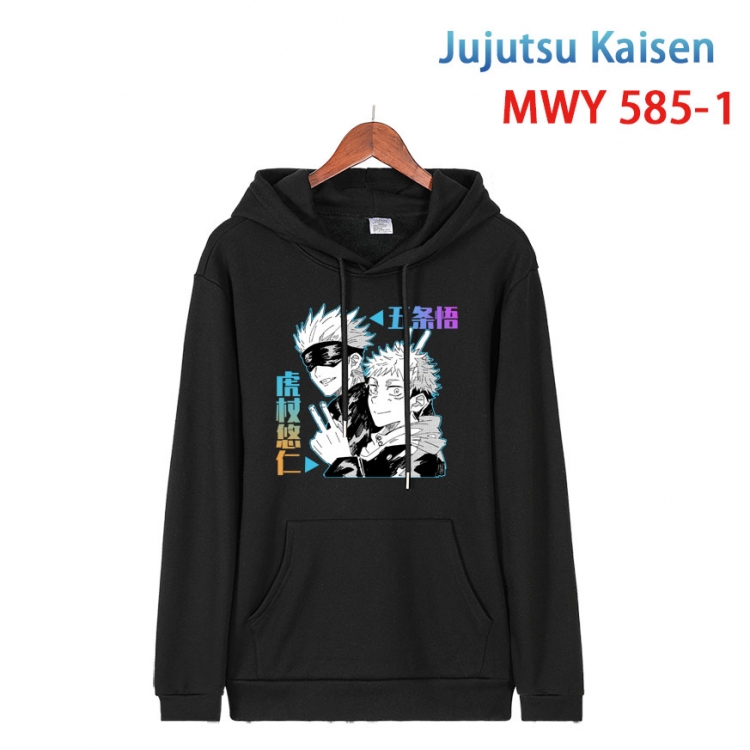 Jujutsu Kaisen Cotton Hooded Patch Pocket Sweatshirt from S to 4XL  MWY-585-1